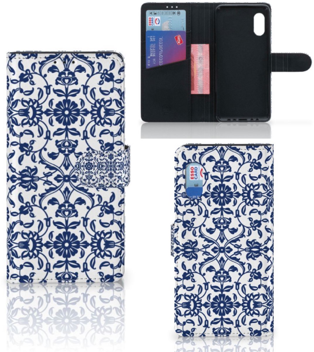 Samsung Xcover Pro Hoesje Flower Blue