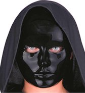 CARNIVAL TOYS - Zwart masker voor volwassenen - Maskers > Half maskers