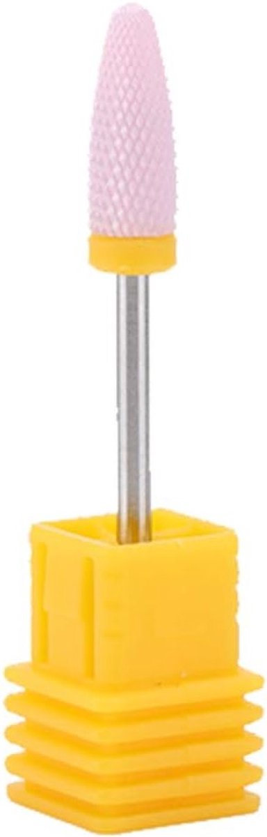 Cilindrische Keramische Vijlkoppen voor Nagelverzorging, Set van 20 Stuks voor Professionele Manicure en Nagelpolijsten