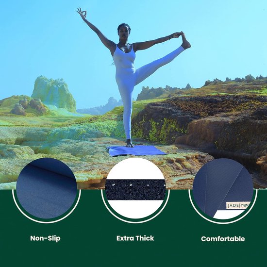 Jade Fusion Yoga Mat 68-inch — afbeelding 2