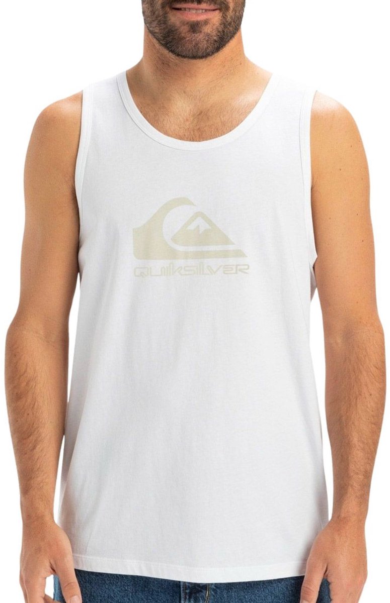 Quiksilver EV Comp Logo Tanktop Heren Wit