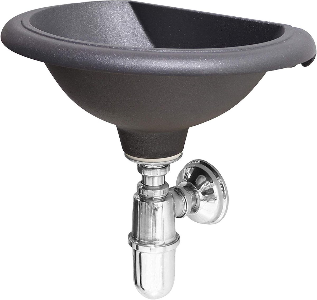 Wandgoot Olbia - Badkamer goot - Afvoer creëren - Gelakt aluminium - 38 cm breed - Chroom
