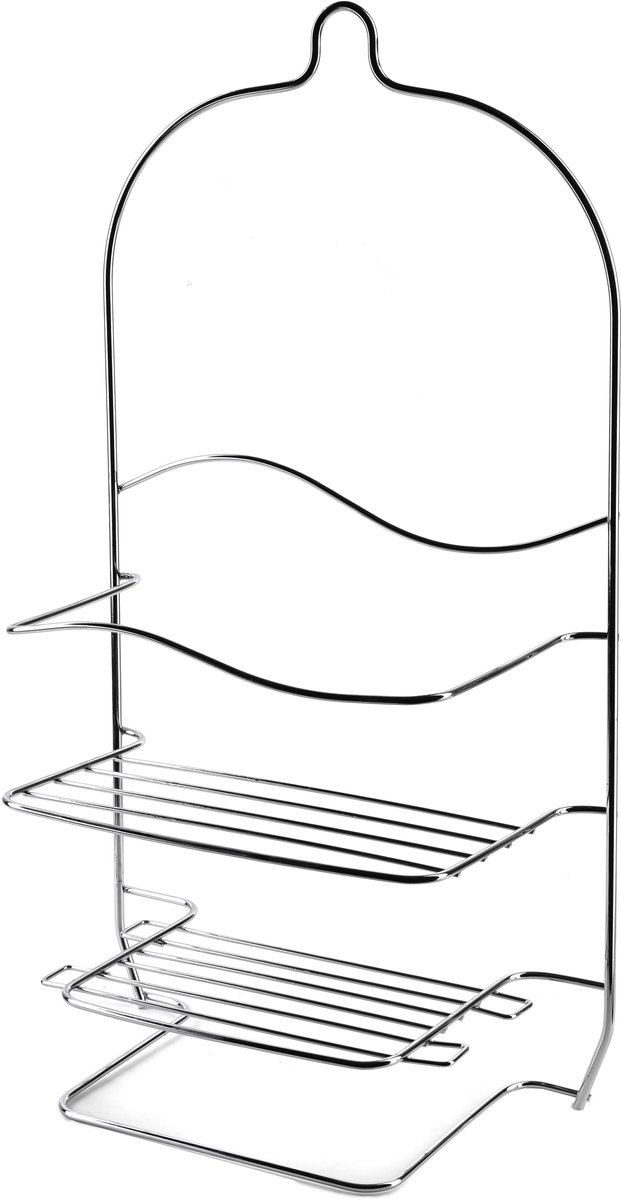 Carl Silver Serie - Badkamerrek - 21,5x11x40,5 cm - Metaal - Modern
