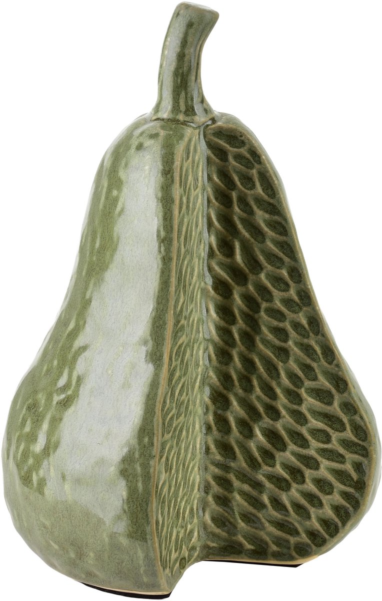 SAGGIO PEAR Serie - Decoratieve Peerfiguur - 13x11x21cm - Ceramiek - Elegant Ontwerp