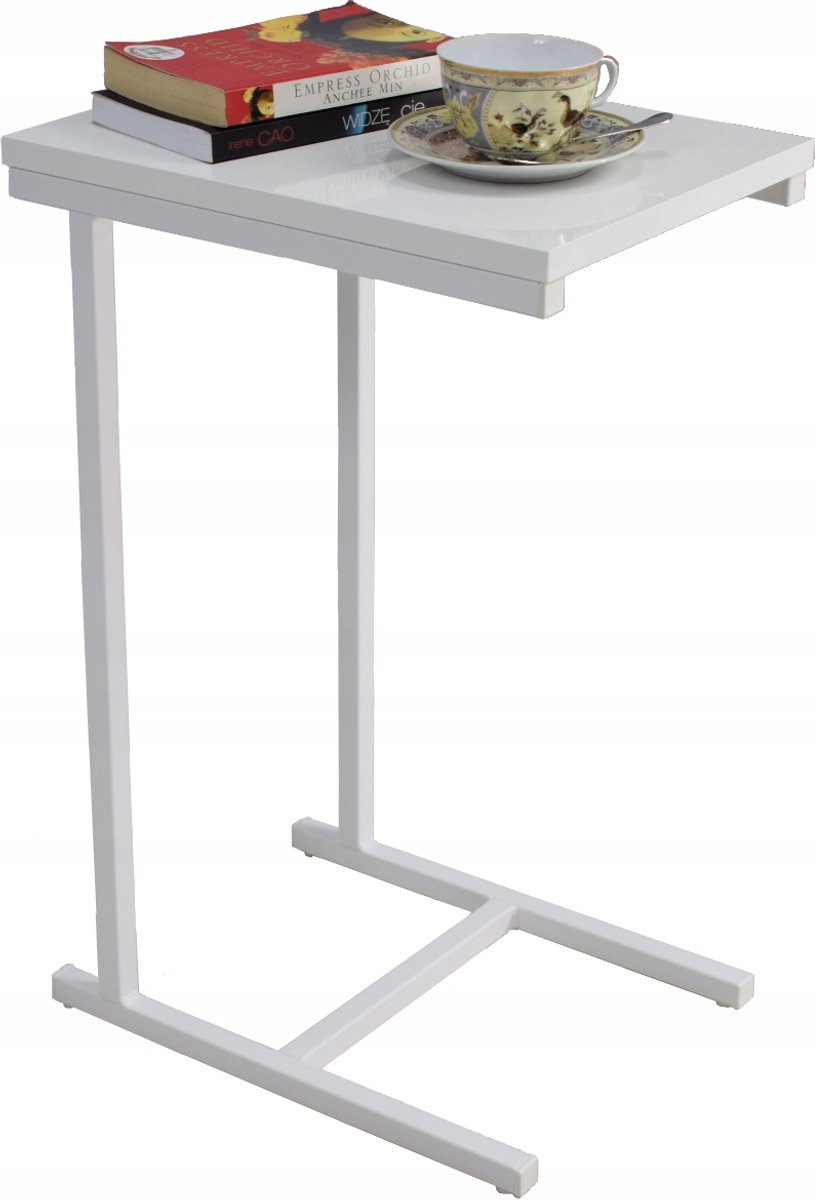 FutuStal EKO - Bijzettafel - Biały Mat - Biały Połysk