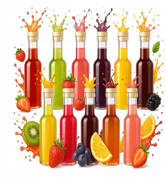 Bimberek Futura Serie - Glasflessen - 250ml - Met Kurk - Voor Alcohol van Bimberek — afbeelding 5