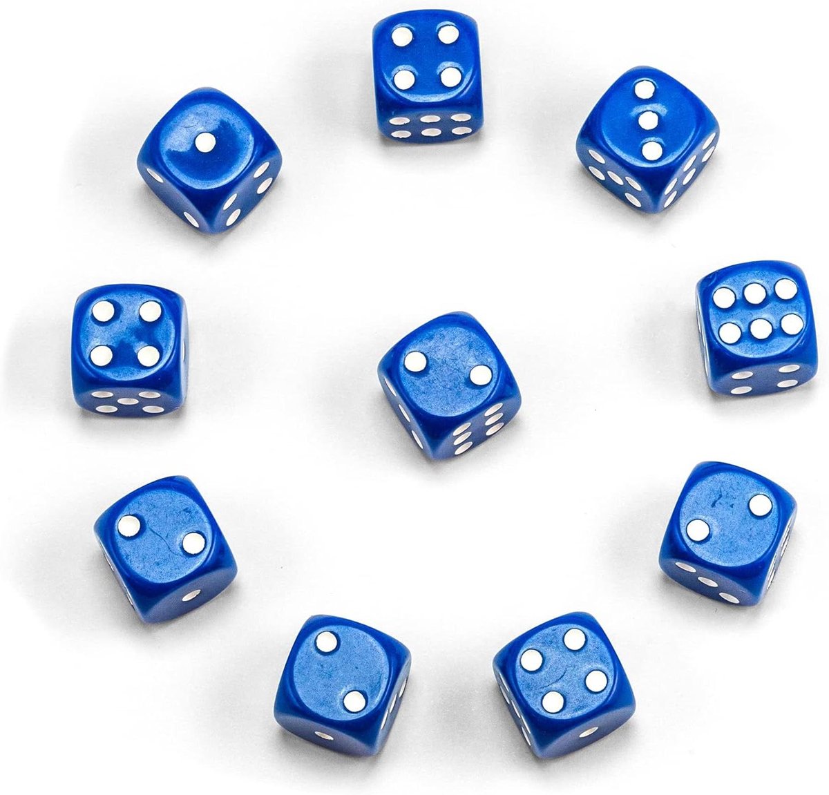 Dobbelstenen Set - Speeldobbelstenen Oogdobbelstenen - Spelavonden Organiseren - Gelijkmatig Verwerkte Kubussen - 50 Stuks - Lila