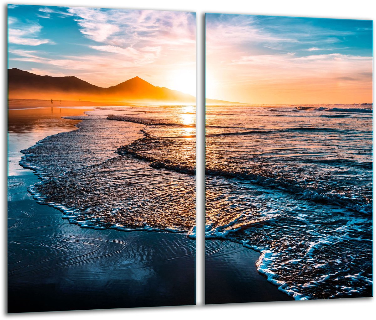 TMK ArtDeko Serie - Snijplank - 30x52cm - Glas - Voor Inductiekookplaten