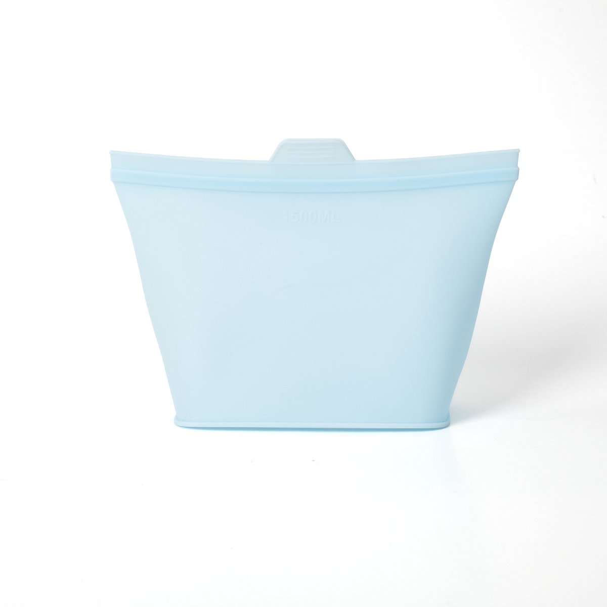 Set van 4 herbruikbare siliconen voedselbewaarzakjes, lekvrije staande diepvrieszakjes, geschikt voor de magnetron en vaatwasser, ideaal voor koken, snacks en babyvoeding – 2 lichtroze + 2 lichtblauw, 2 grote (1000 ml) en 2 kleine (500 ml)