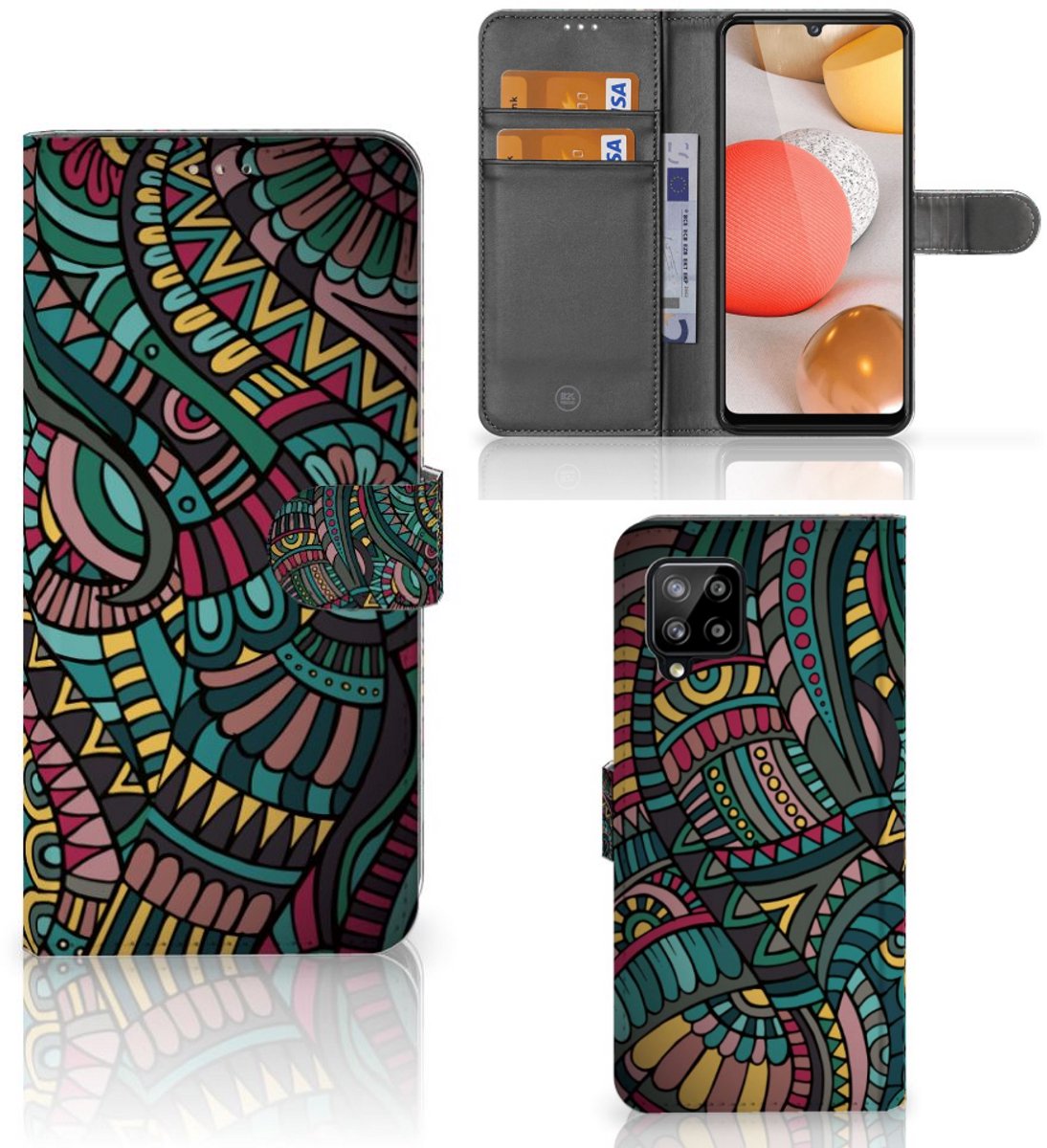Samsung Galaxy A42 5G Telefoon Hoesje Aztec