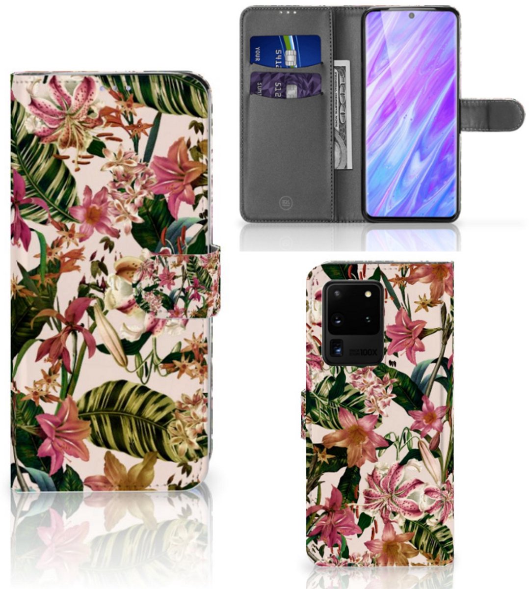 Samsung Galaxy S20 Ultra Hoesje Flowers