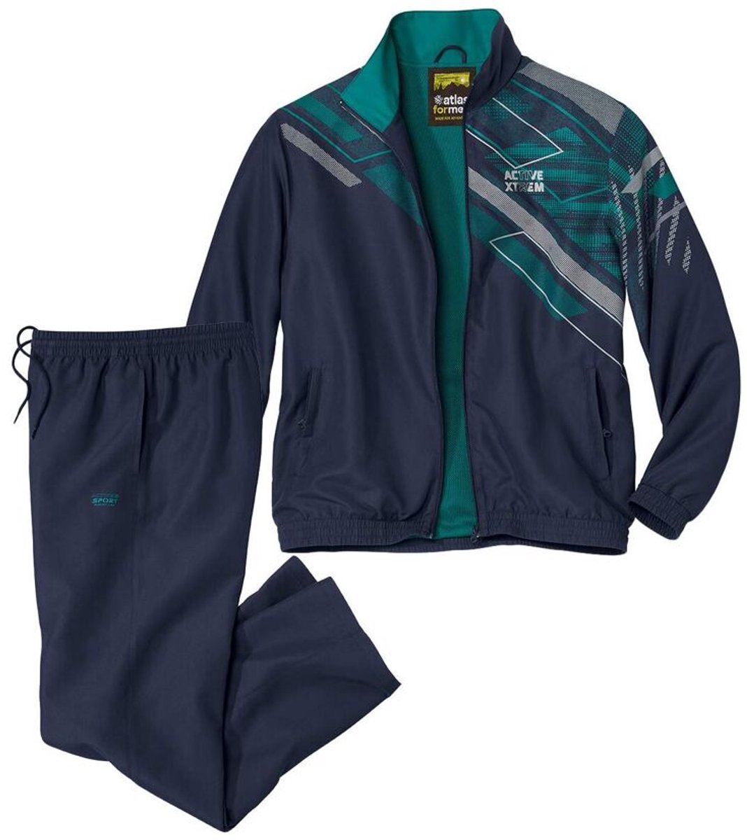 ATLAS FOR MEN - Joggingpak van microvezel Sport Life - Heren - Verkrijgbaar in grote maten - XL
