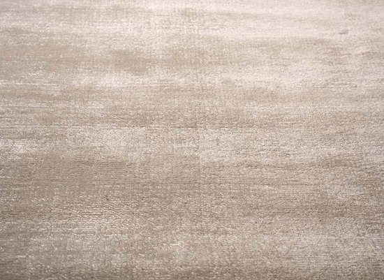 Tapis carré en viscose - Glamour ivoire 100x100 cm