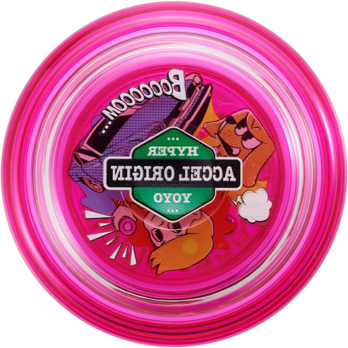 Accel Hyper Yo Jojo - Behendigheidsspel Jojo - Trucs Leren - Accel Systeem - 5.5 cm - Roze
