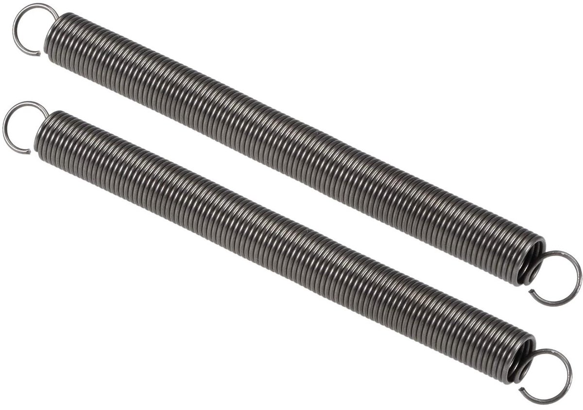Drukveer - Trekveer Verenstaal - Onderdelen Vervangen - Verlengde Lengte - 204 mm - Grijs