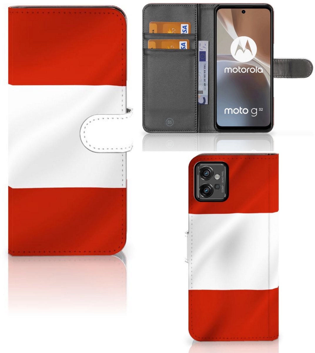 Motorola Moto G32 Bookstyle Case Oostenrijk