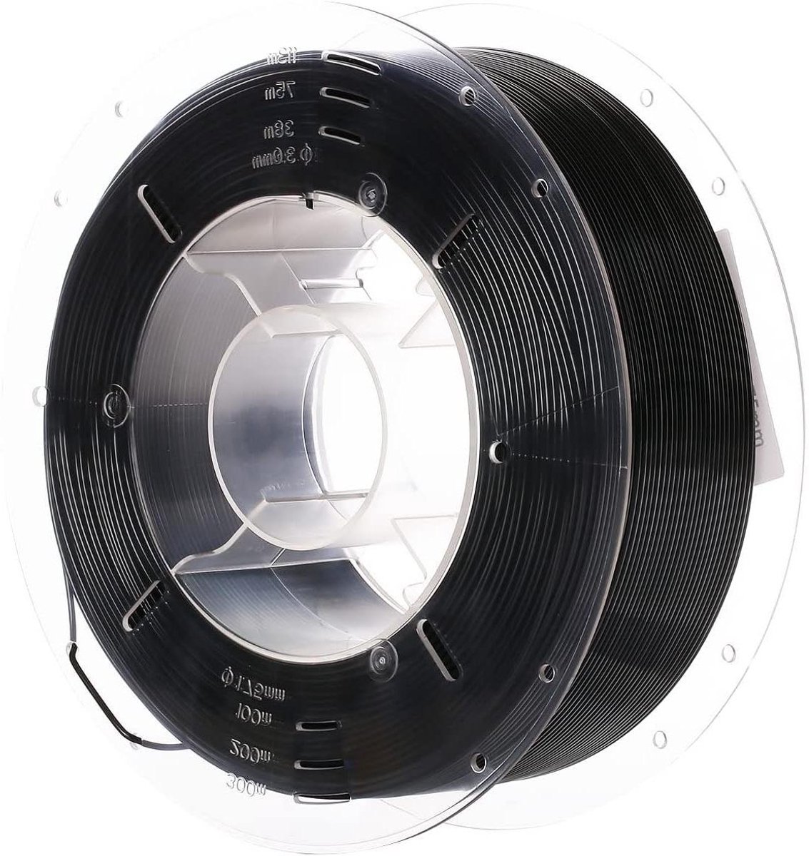 SainSmart PRO-3 PETG 3D-printerfilament, 1,75 mm, klitvrij, eersteklas kwaliteit, 1 kg spoel, zwart