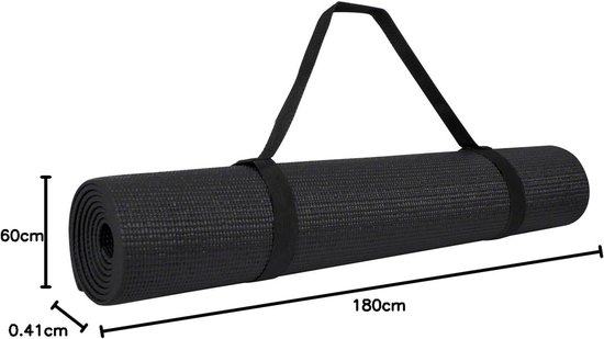Sport-Tec Yogamatte inkl. Tragegurt, Gymnastikmatte, Fitnessmatte, Sportmatte, Turnmatte — afbeelding 4