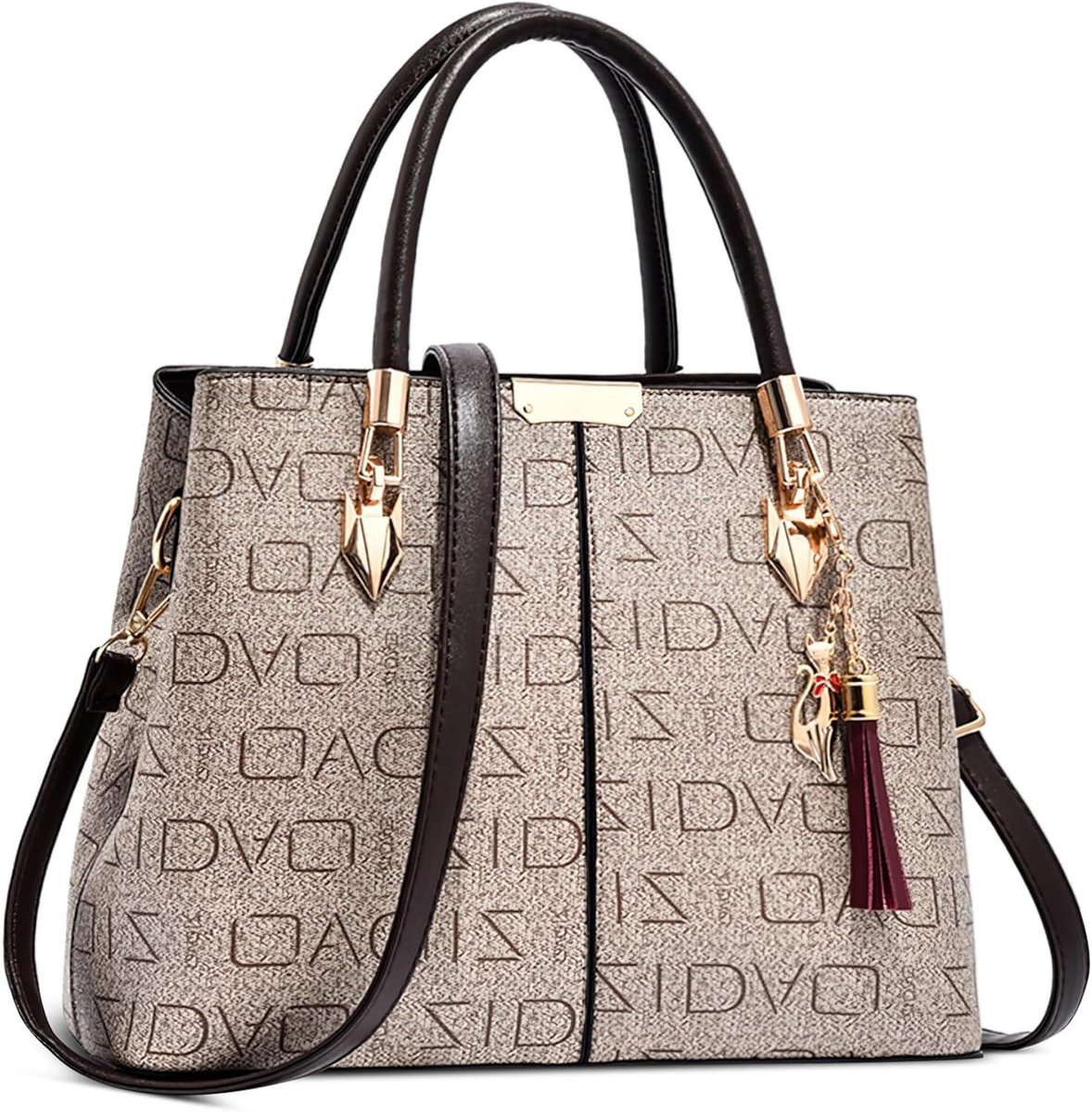 Dames Schoudertas - Handtas Elegante Tas - Dagelijks Gebruik - Exclusief Print Design - 32 x 12 x 23 cm