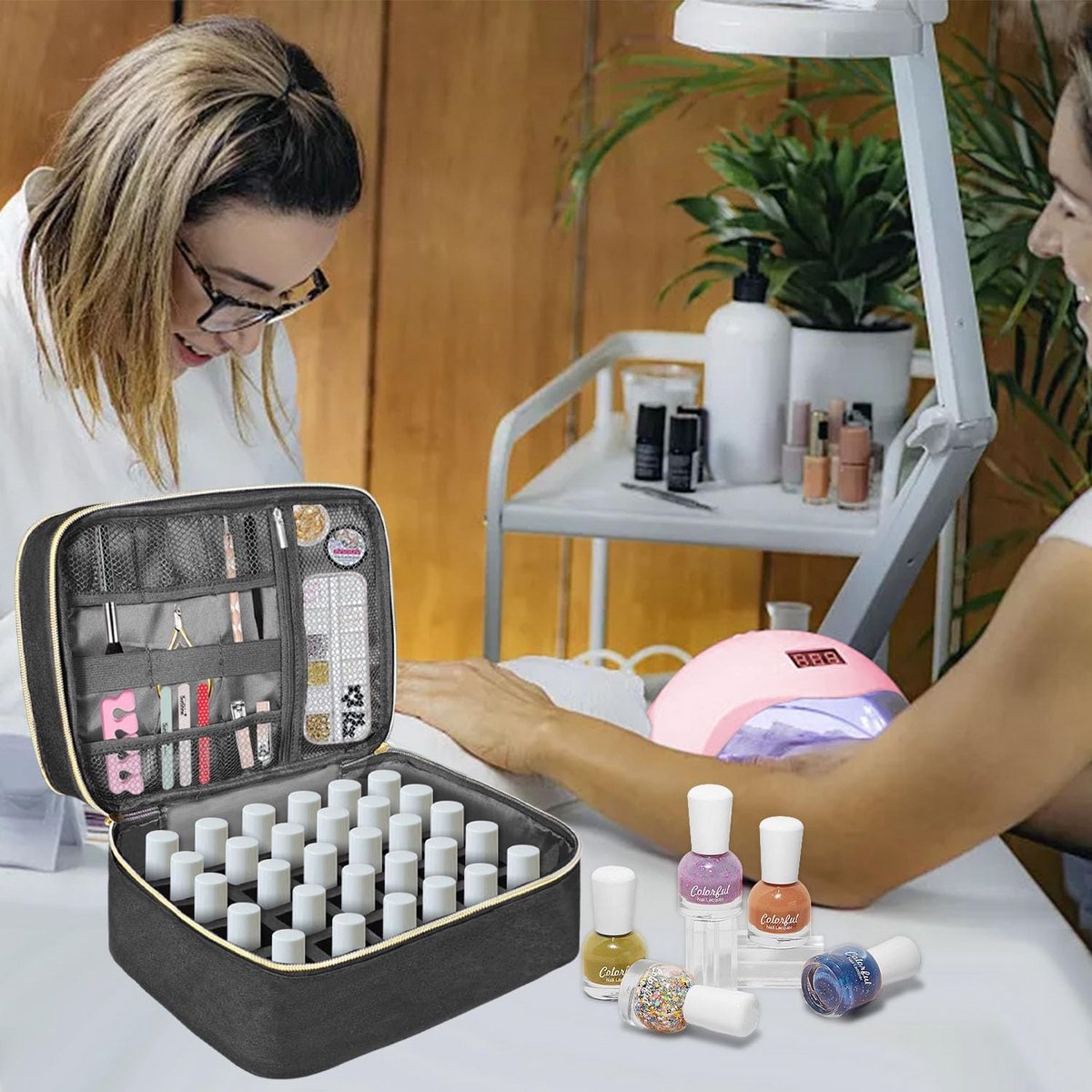 Nagellak Koffer - Nagel Koffer - Nagelopberger - Functionaliteit