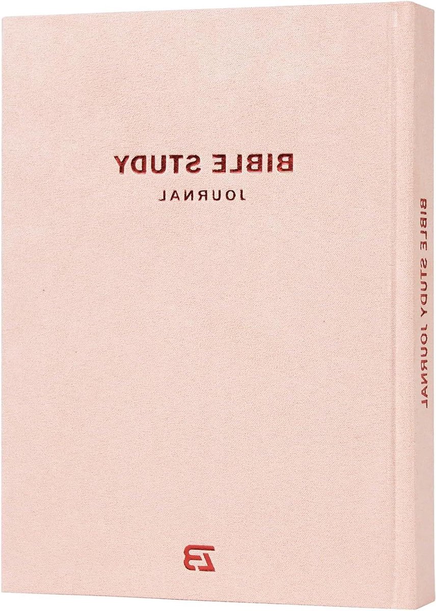 Bijbelstudie Dagboek - Christelijk Notitieboek - Verdieping Schrift - Geleide Reflectie Secties - A5 formaat - Roze
