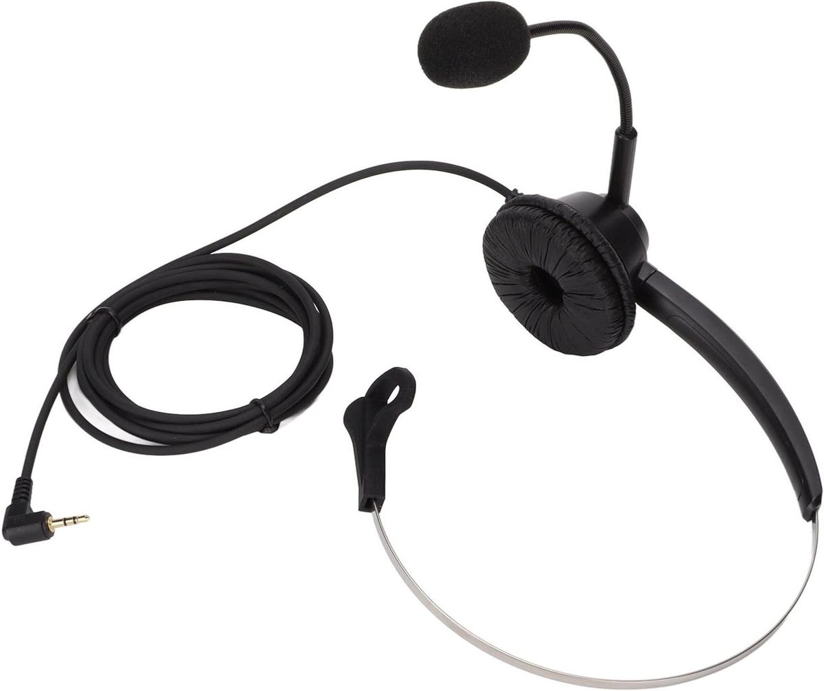 Zakelijke Headset - Kantoor Oortelefoon - Teleconferenties - HD-microfoon - 1-pakket - Zwart