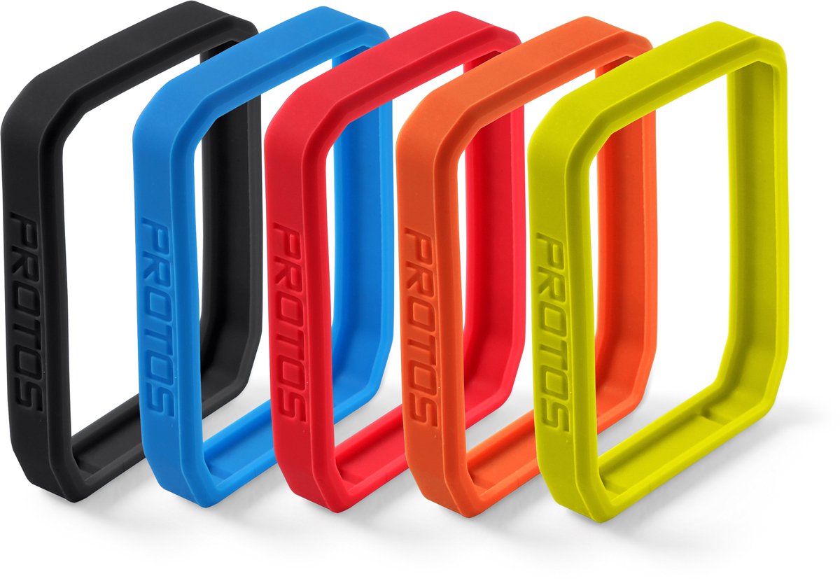 Ciclosport Protos siliconen beschermende elastiekjes - set van 5 kleuren