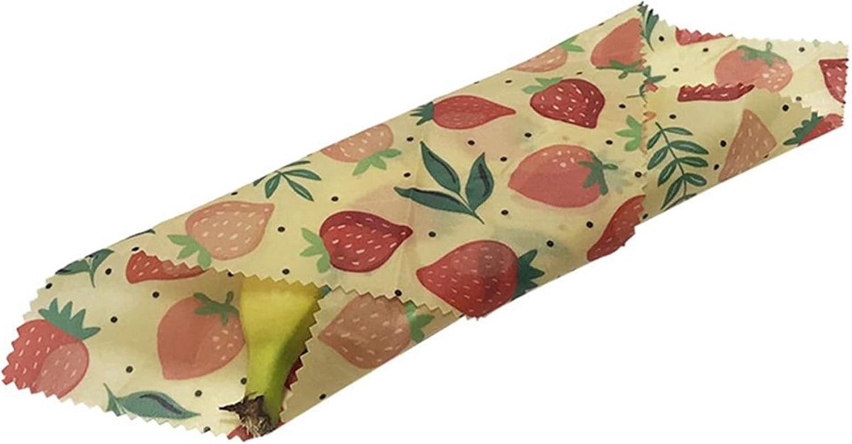 Bijenwas Doeken Set - Voedselwrap Herbruikbaar - Voedsel Verpakken - Milieuvriendelijk Alternatief - 3 Maten - Jungle Print — cadeau in Cadeau-ideeën - foto 7