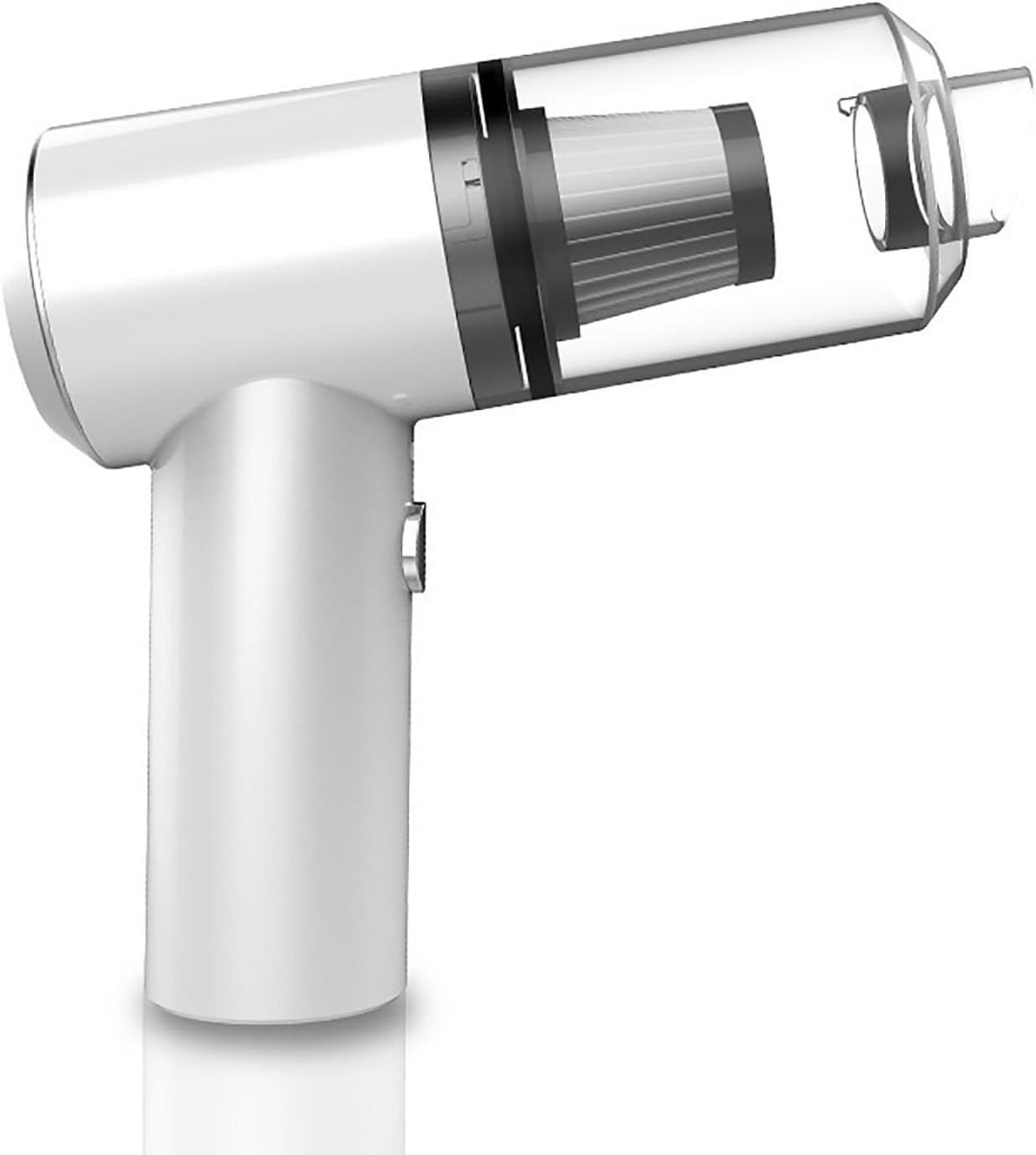 Draadloze Stofzuiger - Mini Stofzuiger Handzaam - Auto en Thuis Reinigen - Krachtige Zuigkracht 6000PA - 120W - Zwart