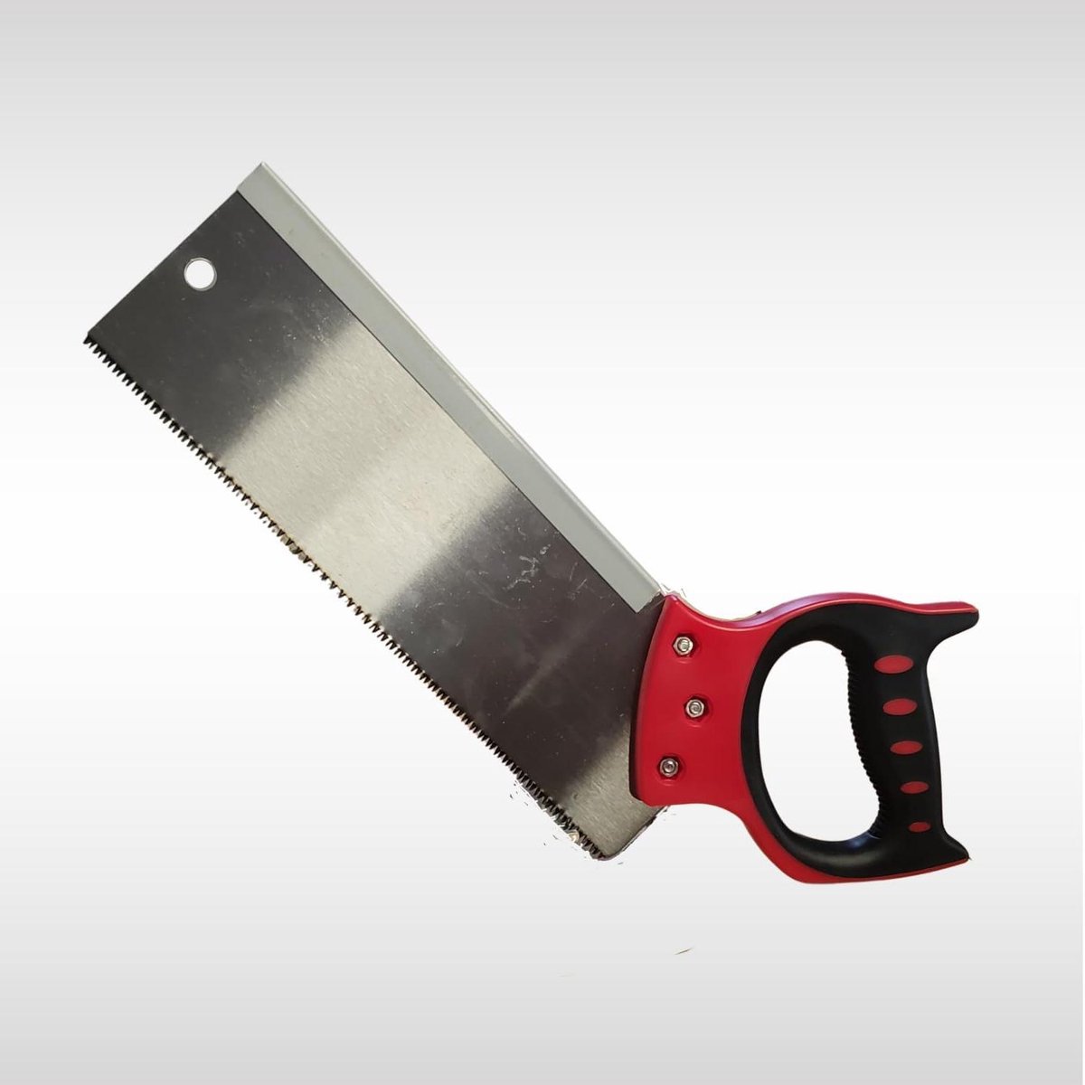 Tenon Handzaag - Precisie zaag Achterzaag - Houtbewerking precisie - Impulsgehard stalen blad - 30 cm - Grijs