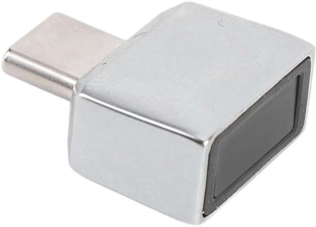 USB-C vingerafdrukscanner voor 10 en 11 inch, mini-vingerafdrukscanner, biometrische vingerafdrukscanner voor computeraanmelding, snelle USB-C vingerafdruklogger met touch-matching voor pc en laptop