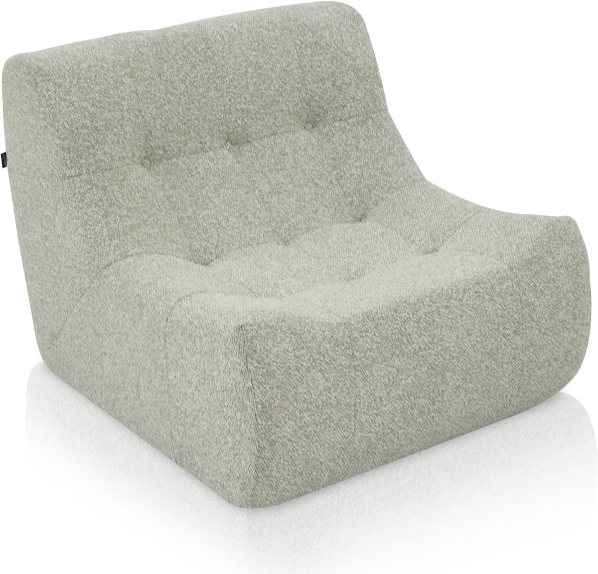 Fauteuil Rave Bouclé Taupe