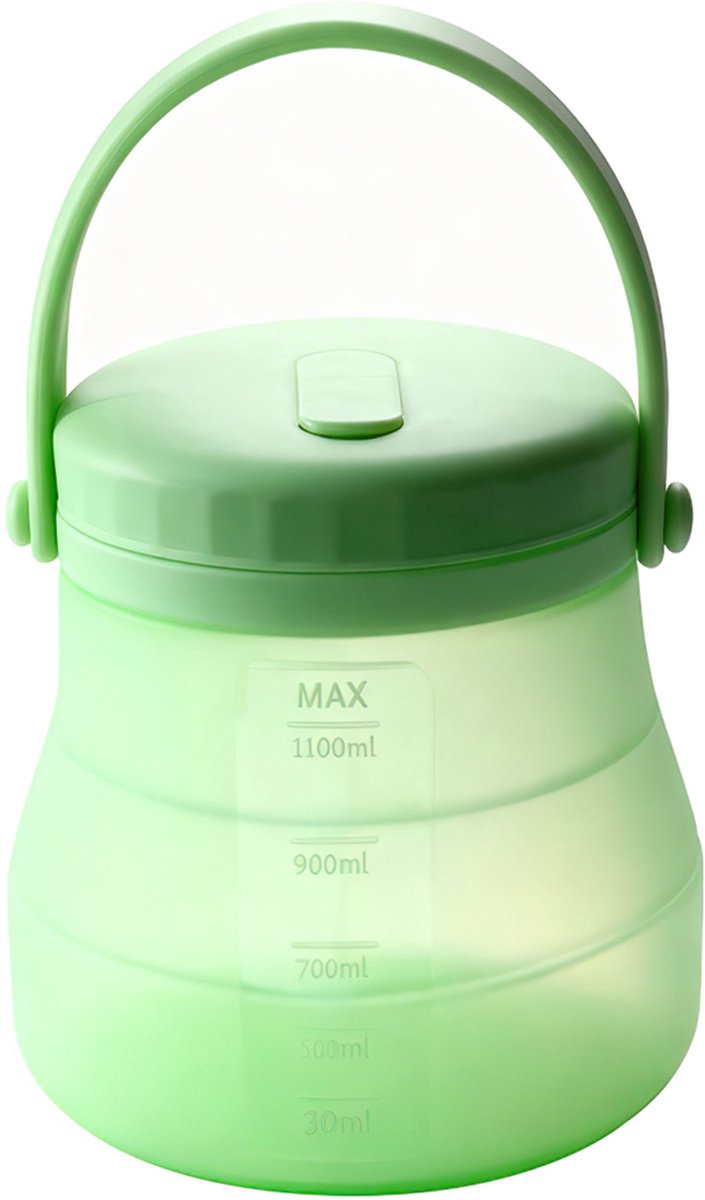 Topmelon Bewaardozen siliconen - Opvouwbare Voorraaddoos - Opbergpot -Vershoudzakken food savers - containers geschikt voor koelkasten groente 1200ML 1200ML
