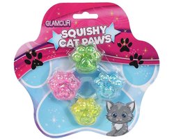 Glamour Squishy Sugar Mini Kattenpootjes - 4st.