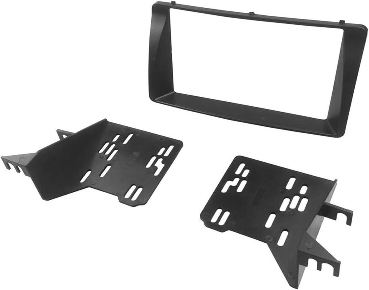 Dashboard Frame - Radio Paneel - Autoradio Installatie - Eenvoudige Montage - Dubbel Din - Zwart