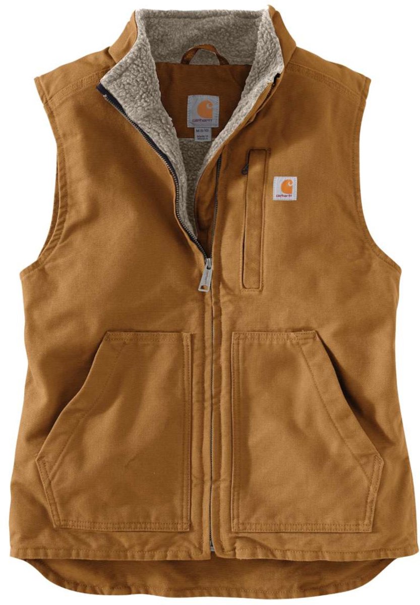 Carhartt Sherpa Lined Mock Neck Dames Vest -