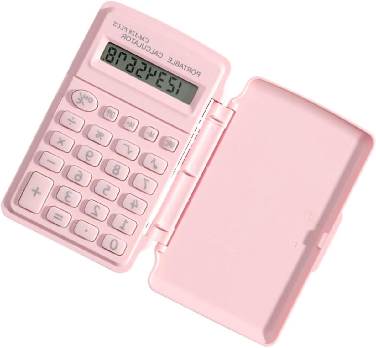 Mini Rekenmachine - Zakrekenapparaat Desktop Calculator - Snelle Berekeningen - 8-Cijferig LCD Scherm - 15 x 8 x 1.5 cm