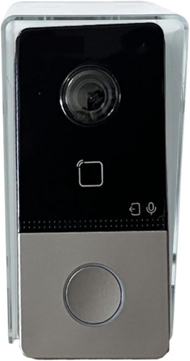 Videodeurbel - Deurtelefoon Slimme Camera - Woning Beveiligen - IP65 Waterdicht - 138x65x27 mm - Zwart