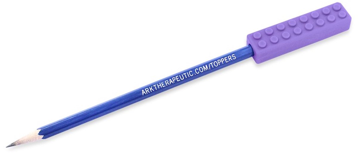 ARK Therapeutic kauwspeelgoed Brick Stick potloodtopper lavendel XXT sensorisch.