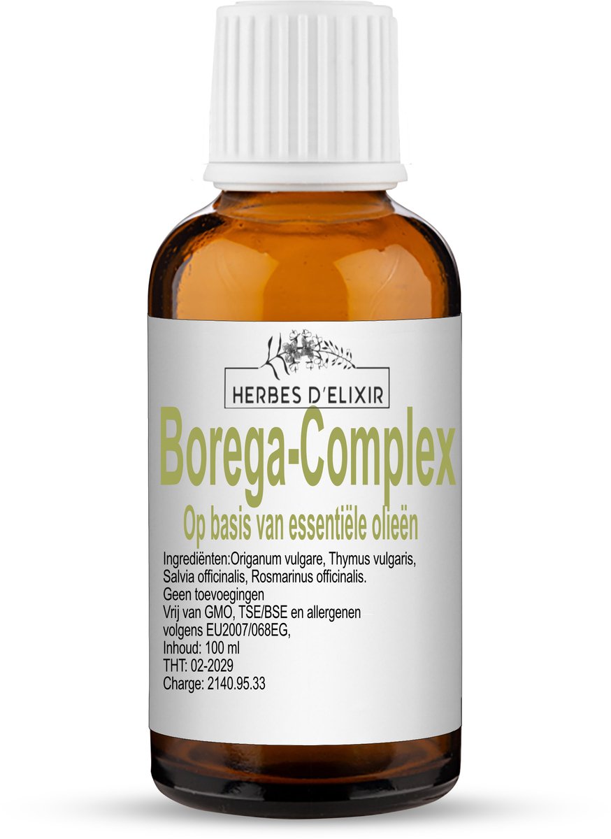 Herbes D'elixir Borega-complex - 100ml - Inclusief Ontslakkings kruiden - Weerstandskuur