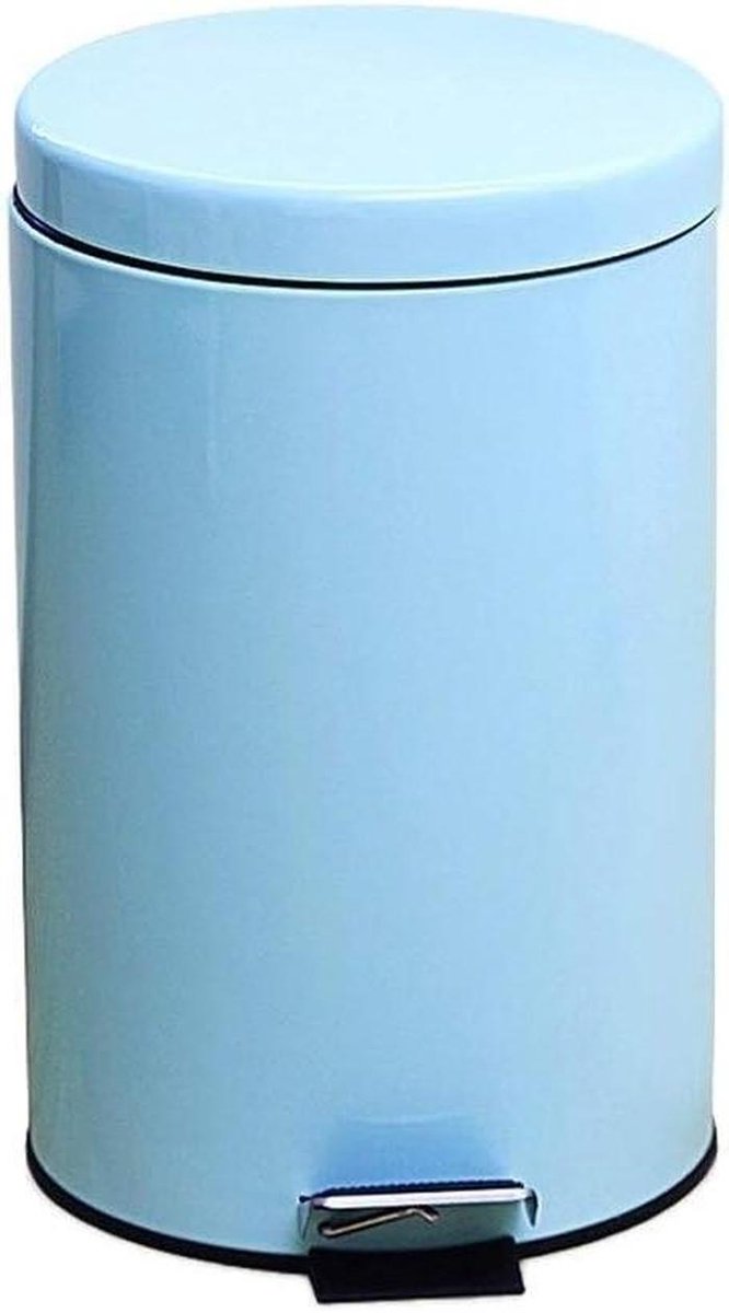 Stille Prullenbak - Pedaalemmer - Afval Scheiden - Zachte Sluiting - 12 Liter - Blauw