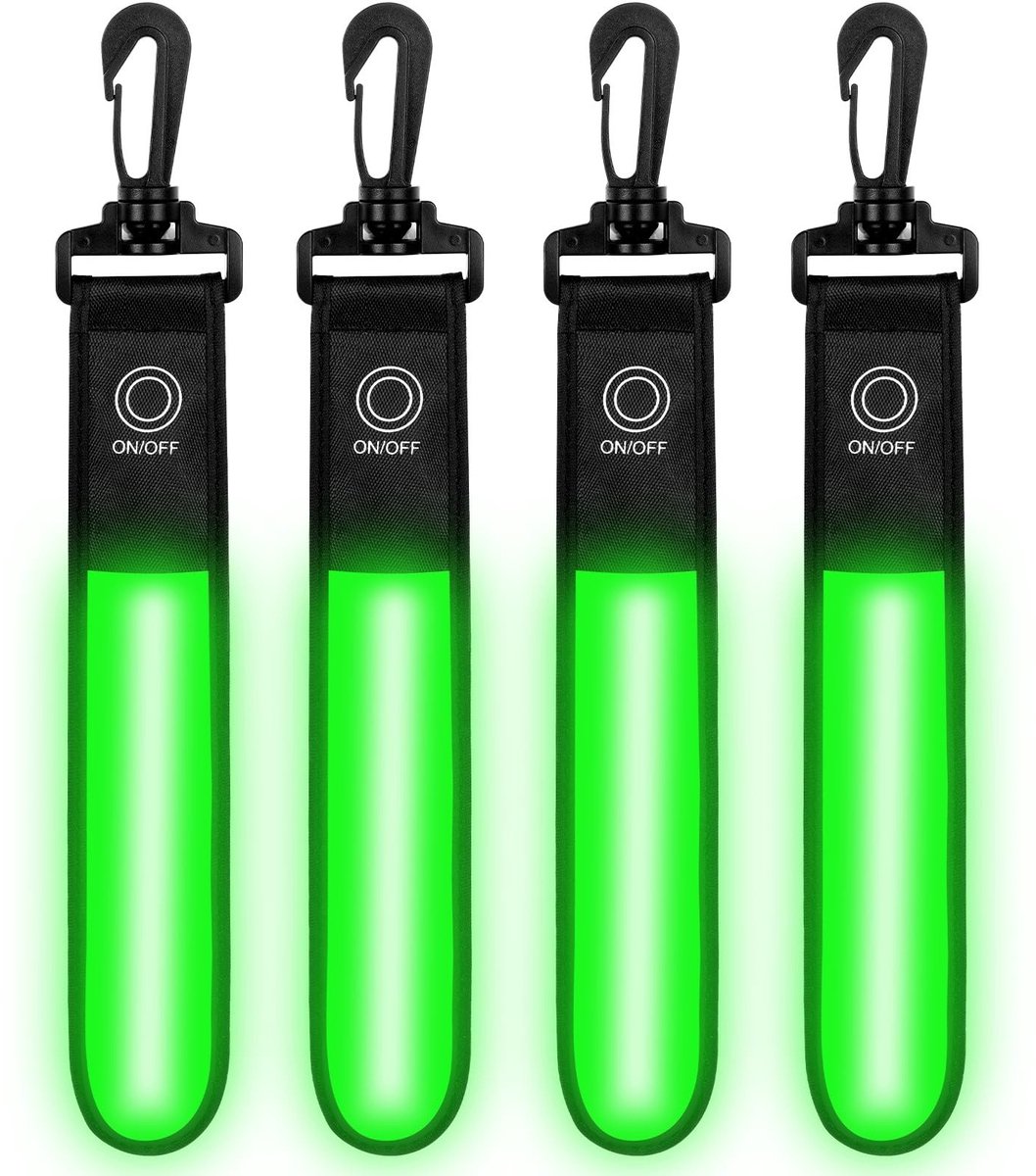 aladdien - Led-halsband voor honden - Lichtgevende hondenhalsband - Veilige klittenbandsluiting - Waterdicht - Knipperlicht - Geschikt voor honden e...