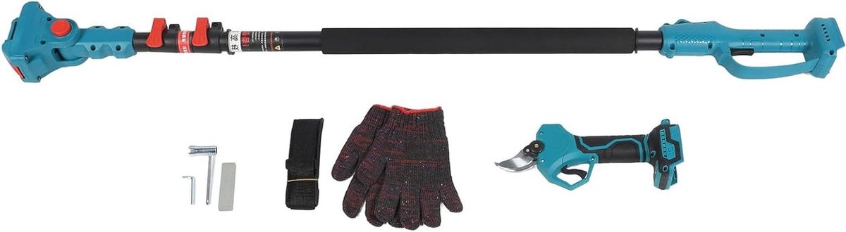Elektrische Snoeischaar - Draadloze Takkenknipper - Hoge Takken Snoeien - Telescopische Verlengstok - Tot 2.2 Meter