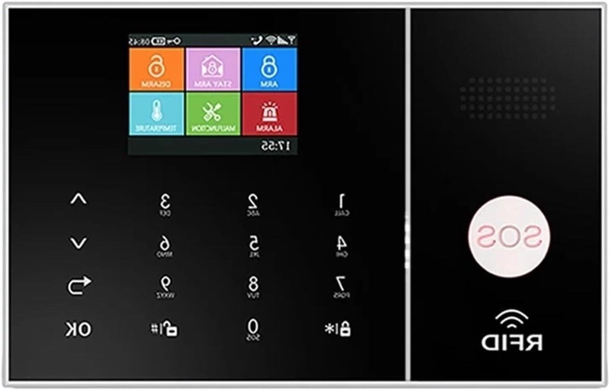 Draadloos Alarmsysteem - Beveiligingssysteem Huis - Huis Beveiligen - App Bediening & SMS - 180mm Breed - Wit