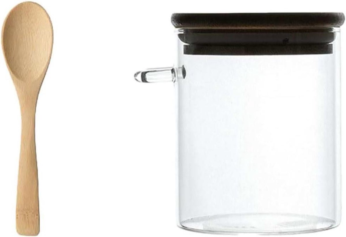 Keuken Opbergpot - Servies Pot - Voedsel Bewaren - Temperatuurbestendig - 500ML - Glas
