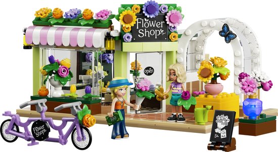 LEGO Friends Creatieve Bloemenwinkel Bouwpakket voor Kinderen met Bloemen en Speelgoedwinkel 42693