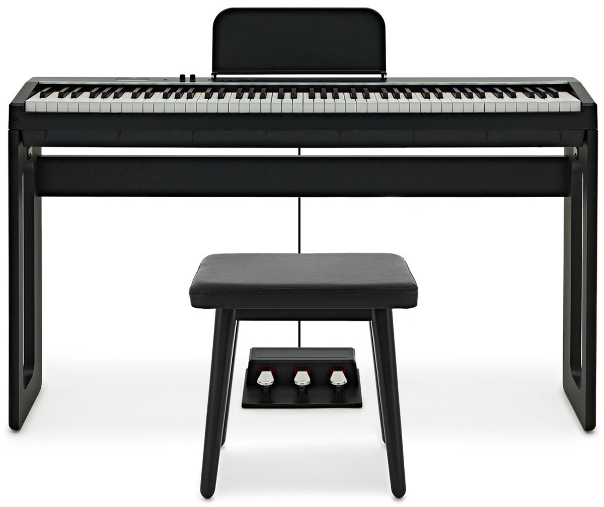 Keynote Compact Digitale Buffetpiano met Bluetooth, Kruk Pack
