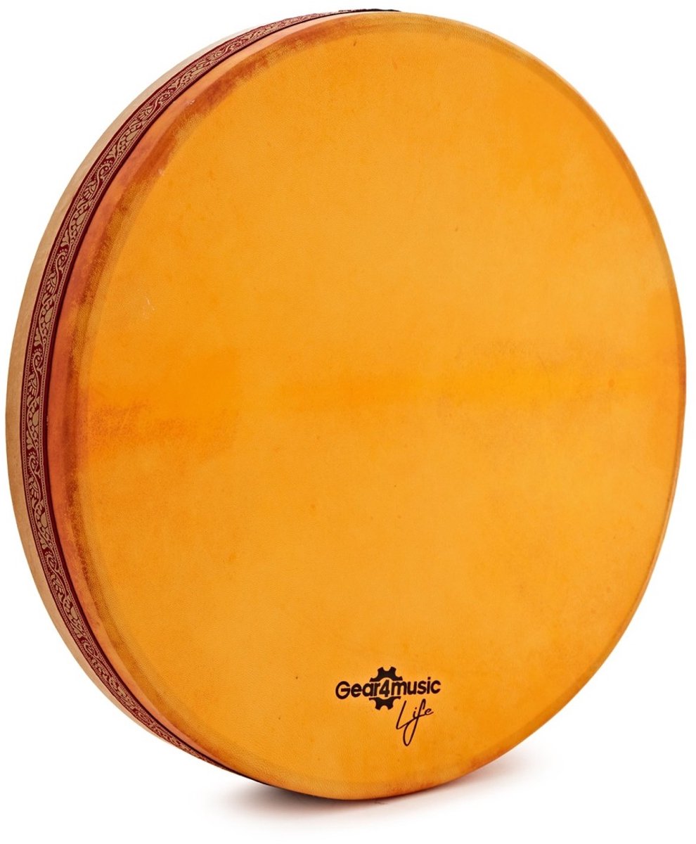 Gear4music Life Oceaan drum, 16 Inch, Geel
