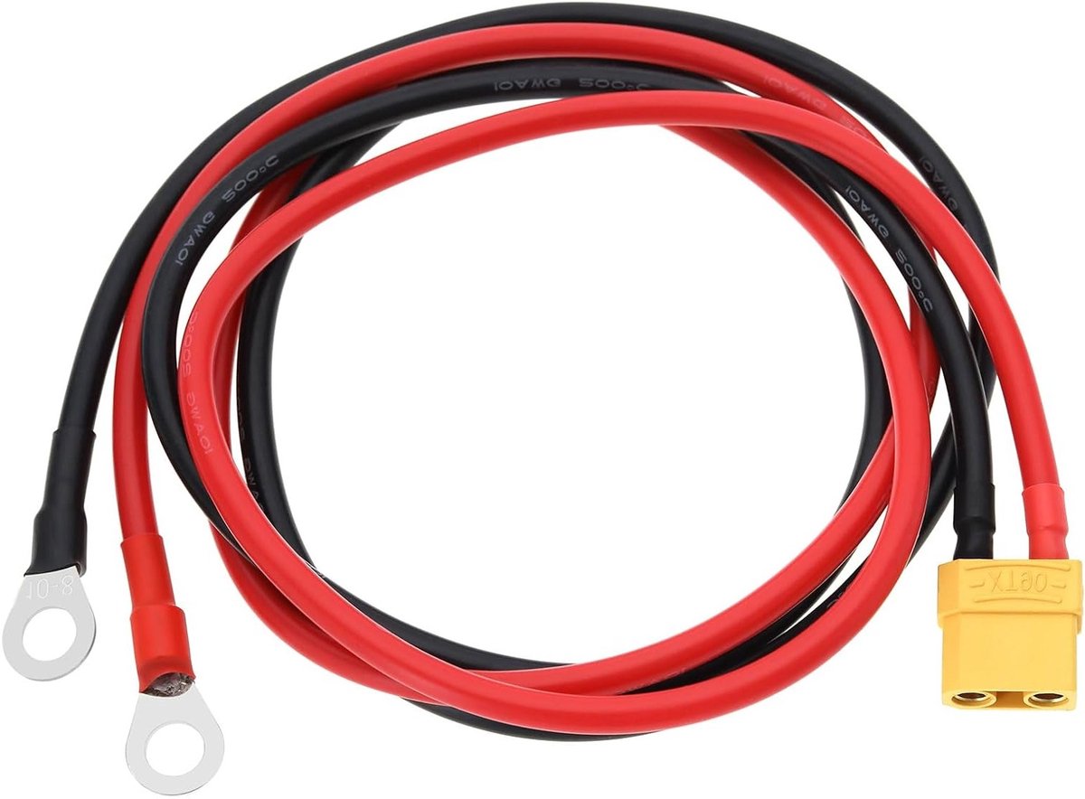 XT90 naar O-ring Connector Kabel 10AWG Silicoon Draad voor RC FPV Racing Drones, Accu Verlengkabel en Verbindingen