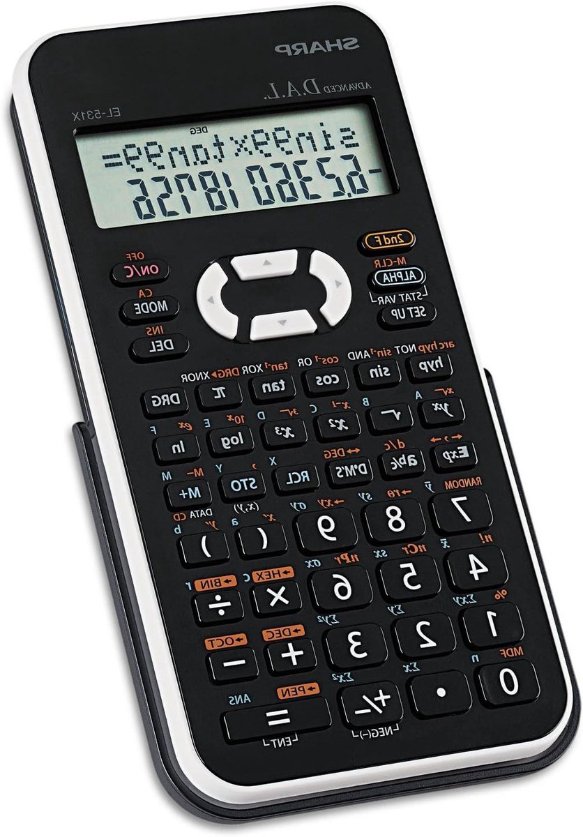 Wetenschappelijke Rekenmachine - Functie Rekenmachine - Studie Hulp - Geavanceerde Logica - 2-Regelig Display - Wit